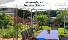 Ferienwohnung strandnah mit Terrasse/Garten
