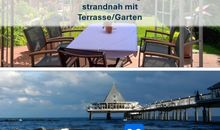 Ferienwohnung strandnah mit Terrasse/Garten