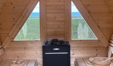 Fass-Sauna mit Ostseeblick