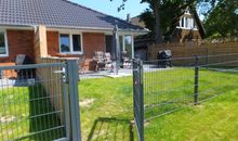 eingezäunter Terrassenbereich