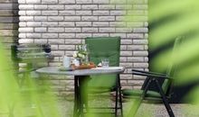 Gutshof Liepe - Ferienwohnung im Erdgeschoss Wohnbereich und Terrasse