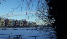 Hafen Greifswald im Winter