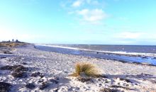 Strand direkt vor der Tür