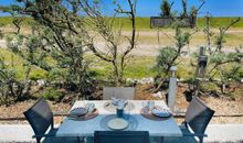 Terrasse in Richtung zum Strand