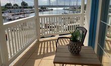 Blick vom Balkon