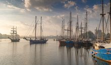 Segelbote in Kappeln an der Schlei.