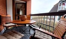 Balkon mit Ausblick ins Grüne