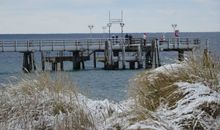 Blick zur Seebrücke in Wustrow