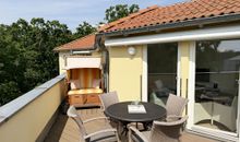 Dachterrasse mit Strandkorb