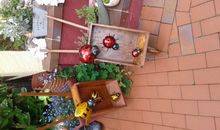 Balkon mit Sitz- und Liegemöglichkeit