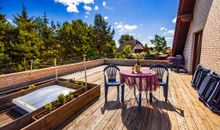 Zimmer mit Dachterrasse eine Unterkunft auf Usedom