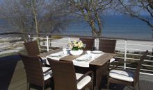Terrasse der Ferienwohnung