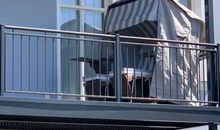 Strandkorb auf dem Balkon