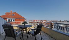 Blick von der Dachterrasse