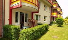 Die Terrasse der Wohnung