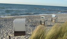 Baaber Strand mit Schneedecke