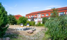 Die Außenansicht der Anlage Dünengarten