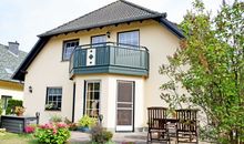 Wohnbereich im Strandbungalow-Apartment 78 m²