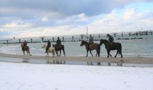 Reiter am Strand