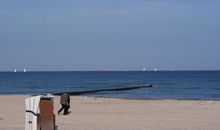 Ein erholsamer Strandspaziergang.