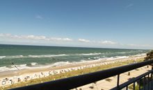 Aussicht vom Balkon zur Seeseite