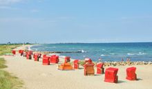 Badestrand mit Strandkörben