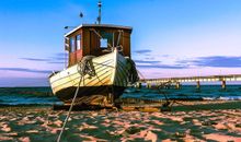 Fischerboot am Koserower Strand