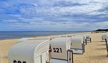 Strand mit Strandkörben