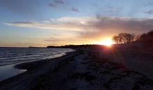 Sonnenuntergang am Südstrand
