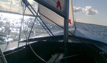 Segeln auf dem großen Jasmunder Bodden