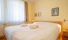 Das Schlafzimmer mit Doppelbett