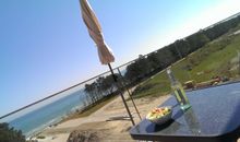 Blick vom Balkon auf die Ostsee
