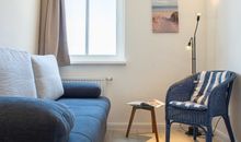 Der zweite Schlafraum mit ausziehbarer Schlafcouch