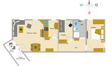 Der Grundriss der Wohnung