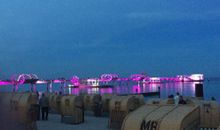 Seebrücke bei Nacht