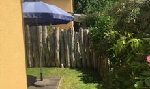 Blick in den Garten bei UNO