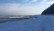Strand im Winter