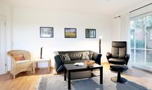Am Weiher App.3- Wohnbereich mit gemütlichem Sofa