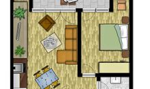 2 Zimmer Appartement Poseidon