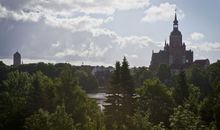 Ausblick (Hofseitig) zur Altstadt und Knieperteich