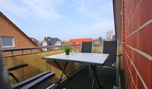 möblierter Balkon