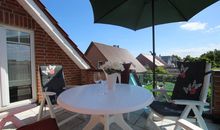 Möblierter Balkon