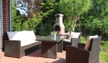 möblierte Terrasse