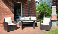 möblierte Terrasse