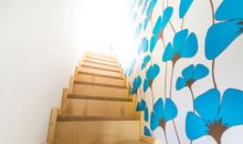 Treppe ins Obergeschoss