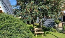 Komfortabeles Finnhuetten Ferienhaus im Fischerdorf Freest