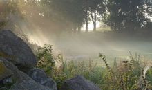 Gut Rattelvitz Parterre A, hochwertig, Sauna, Kamin, eTankstelle, Spielscheune, 15.000qm Parkland
