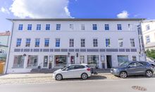 Ansicht Appartementhaus Hafenriff von der Hafenstraße